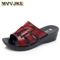 【cw】 MVVJKEWomen Slipper  39;s 2020 Ladies Slippers Shoes Heels Fashion Rhinestone Leather