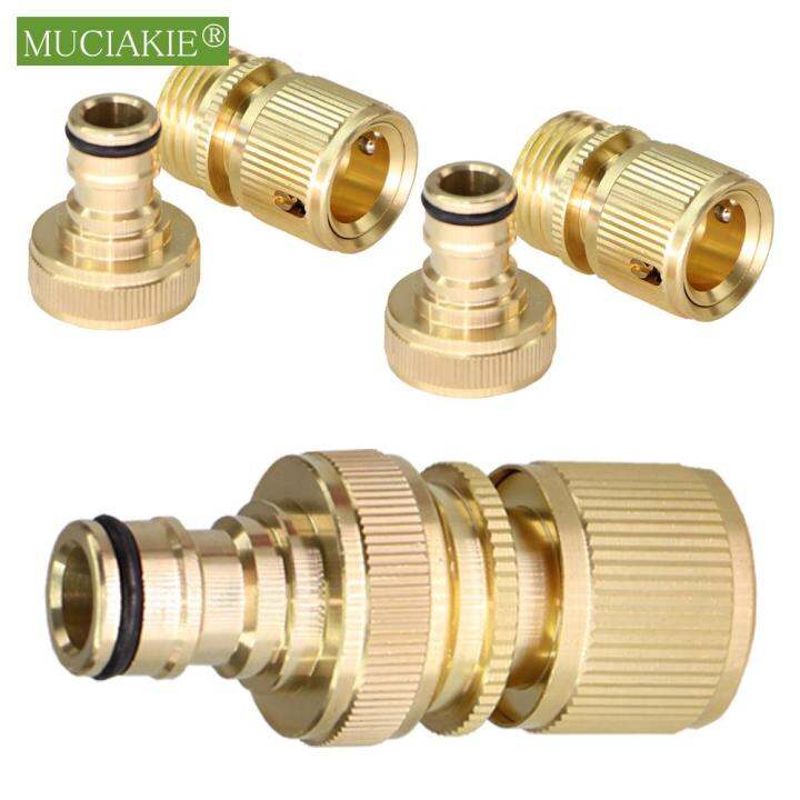 Garden Hose Quick Connect Male Female Solid Brass Water Pipe Fittings