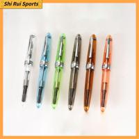 SHIRUI อะคริลิค ปากกาหมึกซึม พลาสติกทำจากพลาสติก โปร่งใสโปร่งใส ปากกาของขวัญ สีสันสดใส ปลายปากกา0.5มม. ปากกาหมึกหมึก ออฟฟิศสำหรับทำงาน