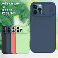 ?เป็นที่นิยมมากที่สุด?Nillkin เคสสำหรับ Apple iPhone 13 12 Pro Max CamShield Silky Sillicone โทรศัพท์พีซีเคสฝาหลังสำหรับ iPhone 12 Pro