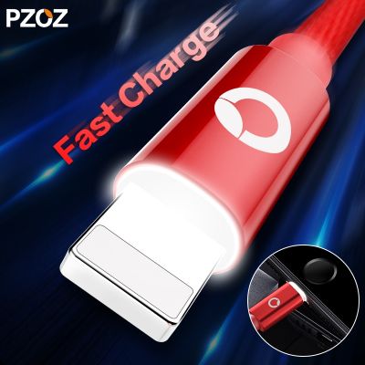 （A LOVABLE）สาย PZOZ Forcharger Usb Fast Charging Forx 8 6S 7 Plus พร้อมไฟ Led อะแดปเตอร์สายโทรศัพท์มือถือสาย Usb Data