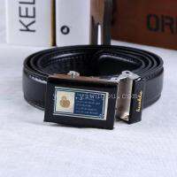[COD]3.5cm หัวเข็มขัดสำหรับผู้ชาย PU สายพานอัตโนมัติครึ่งฟัน Christmas Gift