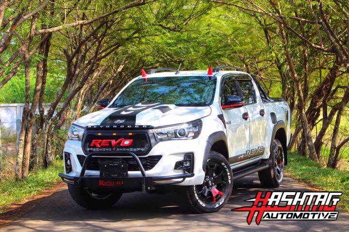 สติกเกอร์สะท้อนแสง-3m-ติดกระจกมองข้างสไตล์-rocco-สำหรับ-toyota-hilux-revo-rocco