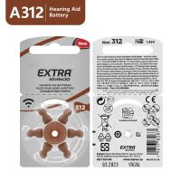 ❧✥☢ 6-12 PCS Extra Zinc Air Hearing Aid Batteries A312 312A ZA312 312 PR41 Hearing Aid Battery A312 For Hearing Aid