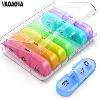 Weekly Pill Organizer 3 Times A Day Large 7 Day Pill Box Portable Pill Case For Medication Vitamins Fish Oil And Supplements
