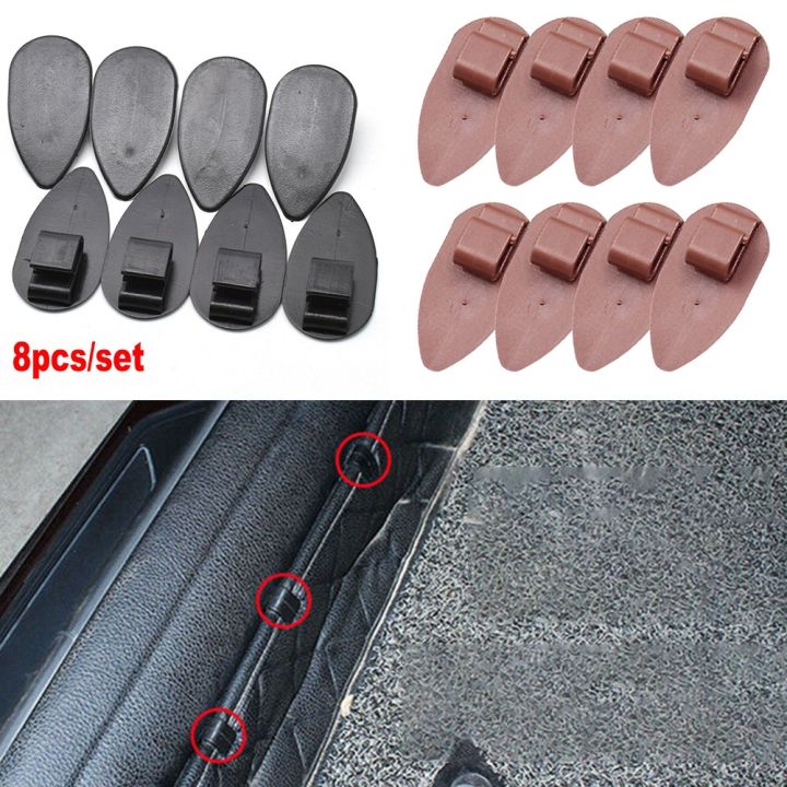 ป้องกันไม่ให้พรมของคุณเลื่อนด้วยคลิปพรมเช็ดเท้าติดตั้งได้ง่ายรถ