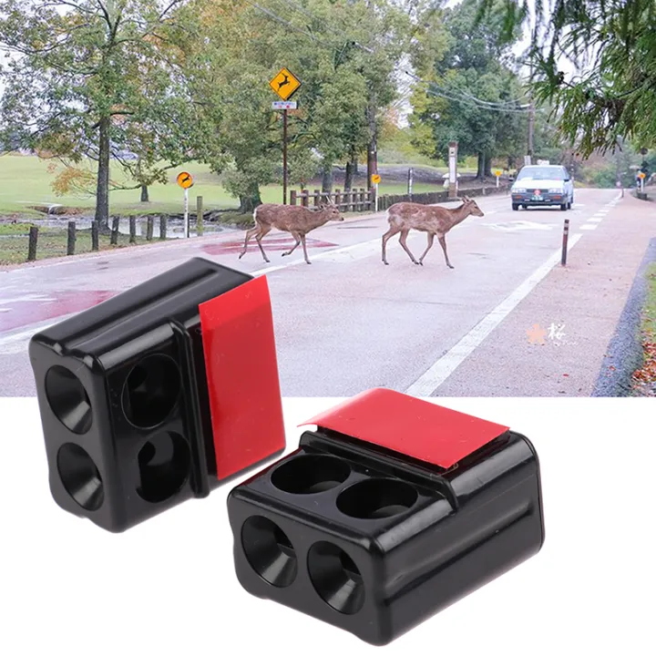 2pcs Car Animal Repeller Car Ultrasonic Animal Warning Whistles Deer Alarm  | Lazada PH