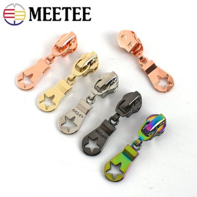 ⊕✿ 10/20Pcs Meetee Zipper Head for 5 Nylon Zippers Bag Purse Pocket Zips Sliders Repair Kits DIY Sewing Garment Accessories