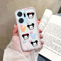 พร้อมเคส Honor X9A X7A ฝาครอบโทรศัพท์ X7A การ์ตูนน่ารัก MK MN เคสคลุมโทรศัพท์ TPU Soft Case โปร่งใสฝาหลัง HonorX7a HonorX9a