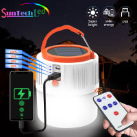 LED Solar Light,USB Rechargeable Outdoor LED Bulb Emergency Light Power Output Camping Fishing Night Market Waterproof Lights