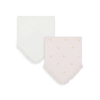 ผ้ากันเปื้อน Mothercare pretty floral dribbler bibs - 2 pack XA003