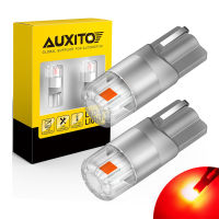 AUXITO 2x T10 LEDสีแดงสีเหลืองCanbusไฟรถหลอดไฟW5W 168 194 LEDสีขาว 3030SMDภายในแสงด้านข้างกระจกโดมTrunkโคมไฟ-jjjvjvjyvuyvksbjd