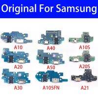 10 ชิ้น 100% เดิม USB Port Charger Dock Connector บอร์ดชาร์จสําหรับ Samsung A10 A10S A20 A20S A21 A30 A40 A50 A105FN M21