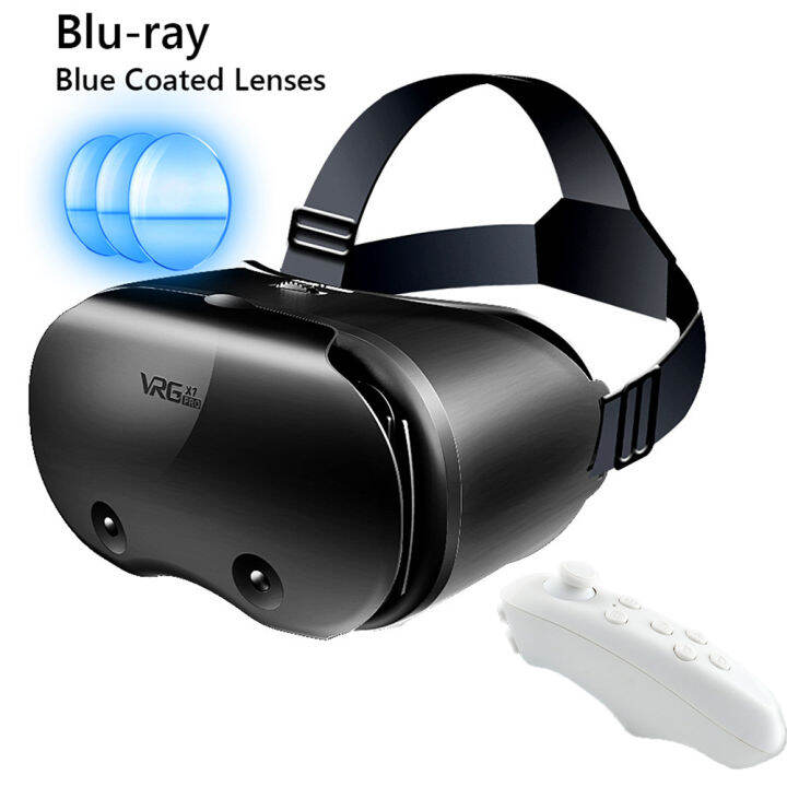 VRG PRO 3D VR ชุดหูฟังสมาร์ทเสมือนจริงแว่นตาหมวกกันน็อคสำหรับมาร์ทโฟน ...