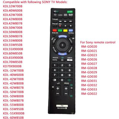 ใหม่ รีโมตคอนโทรลทีวี RM-GD030 แบบเปลี่ยน สําหรับ Sony RM-GD033 RM-GD031 RM-GD032 KDL55X9000B KDL60W850B KDL65X9000B