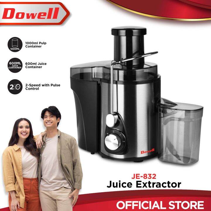 Dowell JE832 1L Electric Juice Extractor Lazada PH