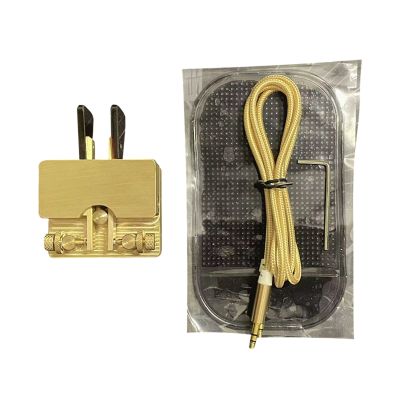 JCY-56 Brass Telegraph Key Automatic Key Dual Paddle Magnetic CW Key Morse Key
