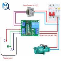 2 in 1 ปั๊มเทน้ําควบคุมอัตโนมัติ DC 12V เซ็นเซอร์ระดับของเหลวสวิตช์โมดูลรีเลย์สําหรับมอเตอร์ตู้ปลา Waterhouse Irriga