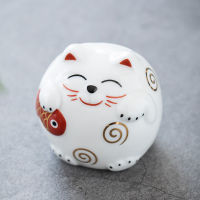 Spot parcel post Le Meow Wenchuang ZAKKA Japanese-Style Grocery Ceramic Dafu Cat Savings Bank Piggy Bank Home Decoration