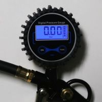 Car Digital Tire Inflator Pressure Gauge with Dual Head Chuck for AUTO RV Truck Motorcycle Bike Air Pump Compressor Drop Ship