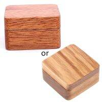 High Quality Rustic Men Suit Wooden Cufflink Gift Box Portable Sleeve Button Jewelry Walnut Wood Keepsake Storage Box