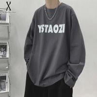 YIPINYOUYOU丨Long Sleeve T-Shirt INS Fashion Loose Round Neck Letter Print Long Sleeve T-Shirt