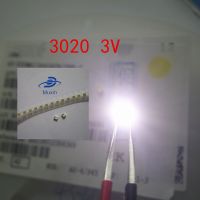 100PCS EVERLIGHT LED Backlight 0.5W 3V 3020 3021 3022 Cool white LCD Backlight for TV TV Application Electrical Circuitry Parts