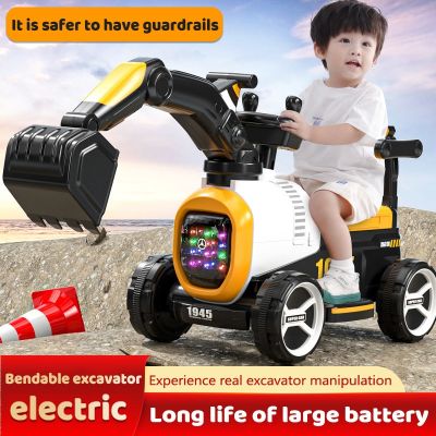 ❏▣∏ jiozpdn055186 Grande máquina escavadora tripulada brinquedo do menino grande carro gancho das crianças de deslizar música luz recarregável educação precoce presente miúdo