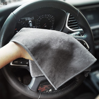 LTG หนังนิ่มไมโครไฟเบอร์ดูดซับน้ำเช็ดผ้าผ้าล้างรถอัตโนมัติทำความสะอาดผ้า hemming Car Care Cloth Detailing Car Wash towel
