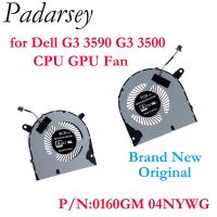 Pardarsey DC 5V/0.5A CPU พัดลมทำความเย็น4NYWG 04NYWG พัดลมจีพียู160GM 0160GM สำหรับ G3 Dell 3590 G3 P89F การเล่นเกม3500 LaptopJiachuan