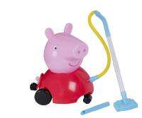 Peppa Pig Vacumn Cleaner ของเล่นเด็ก ของเล่นเป๊ปป้าพิก ของเล่นเครื่องดูดฝุ่น ทำให้การทำความสะอาดเป็นเรื่องสนุก หัวฉีดสองแบบที่แตกต่างกันสำหรับเครื่องดูดฝุ่นเพื่อทำความสะอาดพื้นผิวต่างๆ