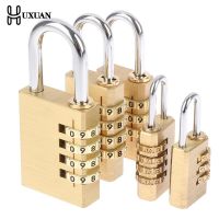 Large Solid Brass Copper Security Padlock Password Combination Code Lock For Gym Digital Locker Suitcase Drawer Lock Hardware