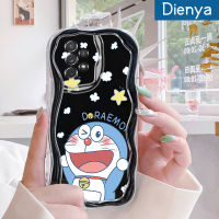 เคสปลอกสำหรับ Samsung Galaxy A72 4G A72 5G เคส A71ลายการ์ตูนโดราเอมอนน่ารักขอบคลื่นเนื้อครีมเคสมือถือกันกระแทกแบบใสนิ่มเคสโปร่งใสลายกล้องถ่ายรูปที่สร้างสรรค์ปลอกป้องกันสีอ่อนโยน