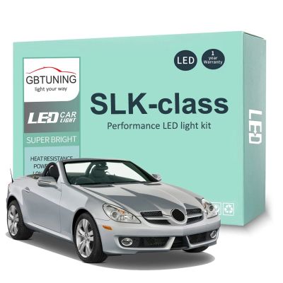 【CW】LED Interior Light Bulb Kit For Mercedes Benz MB SLK-Class R170 R171 R172 1996-2013 2014 2015 Car Reading Dome Trunk Lamp Canbus