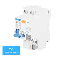 DZ47LE TO 32 1P+N C32 RCCB Residual Current Circuit Breaker 30mA 230V DC Circuit Breaker Electrical Circuitry Parts