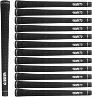 Yamato Black Nature Rubber Golf Grips Set Packed with 13 Piece Mid Size Golf Club Grips