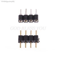 ♗♠ 50 Pcs 4PIN Needle RGB LED Strip Connector Qualitied Male and Female Connector Drop Shipping