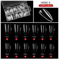 BELLE 120pcs POLY NAIL GEL เล็บคู่ส่วนขยายลายนิ้วมือ UV Builder NAIL Tips Tools