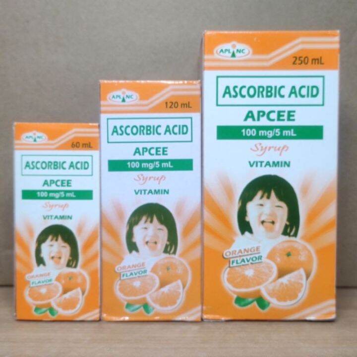 ASCORBIC ACID (APCEE) SYRUP 60ml , 120ml and 250ml VITAMIN C SYRUP