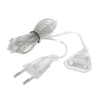 3M EU/US Plug Power Extension Cable  Extension Cord Wire For LED Fairy Light Holiday String Lights Christmas Garland