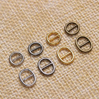 M8TT 20/40pcs ใหม่ล่าสุด Mini Ultra-small 5mm/6mm ของเล่นยัดไส้ หัวเข็มขัดตุ๊กตา DIY อุปกรณ์เสริมกระเป๋าตุ๊กตา ปุ่มเข็มขัด หัวเข็มขัดไตรไกลด์