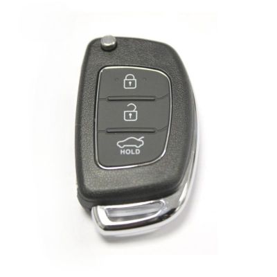 RFC 3 Button Flip Key Case Car Key Shell Case 3 Button Case For Hyundai I10 I20 I40 IX35 Santa Fe Remote Fob