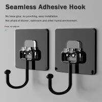 Rotating Adhesive Hooks Seamless Sticker Holder Wall Door Storage Hanging Organizer