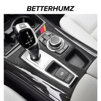 Alcantara For BMW X5 E70 X6 E71 Car Gear Shift Panel Cover Trim M Performance Sticker M Sport Auto Interior Styling Accessories