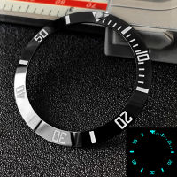 Luminous Sloped Ceramic Bezel insert Slopping bezel 38*30.6mm For Rlx SUBMARINER MOD watch parts