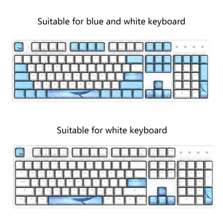 ปลาวาฬปุ่มกด8-key-pbt-ปุ่มกดกลระเหิดห้าด้านสำหรับ-spacebar-ป้อน-esc-ทิศทาง-oem-รายละเอียดสำหรับคีย์-c