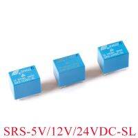 5ชิ้น Srs-12vdc-Sl Srs-05vdc-Sl 05vdc-Sl 12vdc-Sl 4100สีฟ้า5V รีเลย์กำลัง6pin ใหม่