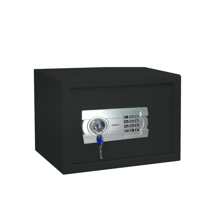 WellKept Furniture Mini Vault Hotel Safe with Keypad, Security Manual