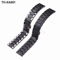 ✨ (Watch strap) 16182022mm Huami s4 iwatch34GT watch ceramic matte sandblasting strap chain