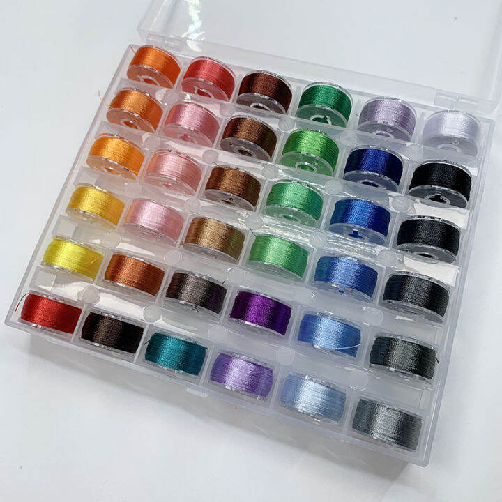 Embroidery Thread Kit With Colored Polyester Yarn Used For Sewing Bulk